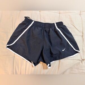 Nike Black Dri-FIT Shorts with White Accent